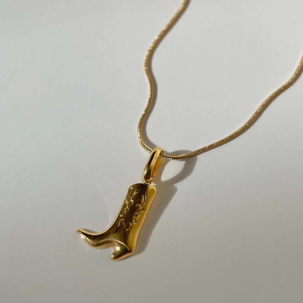 Boot Necklace