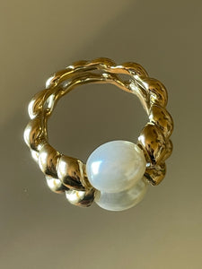 Pearl Twist Ring