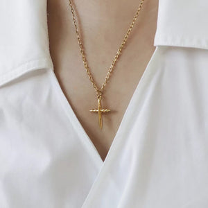 DAINTY CROSS NECKLACE